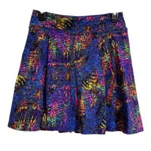 Dona Jo Skirt/Skort SZ 2 Sporty Athletic Artsy Colorful Abstract Golf/Pickleball